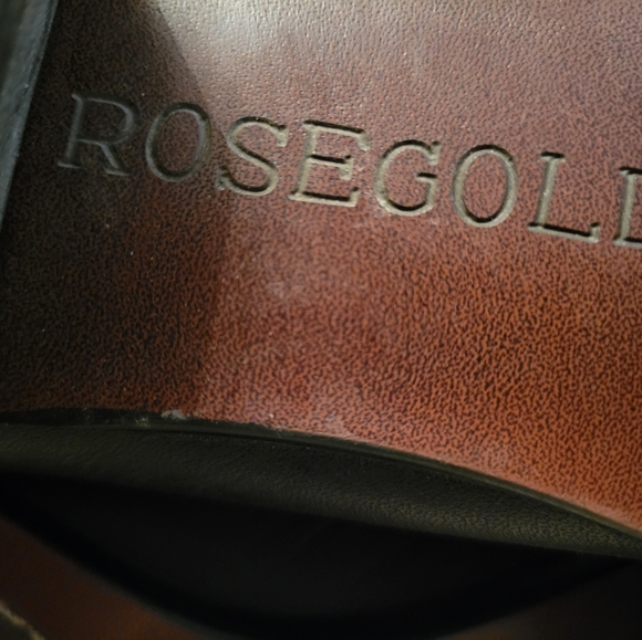 Rosegold Black Leather Boots - Picture 4 of 5
